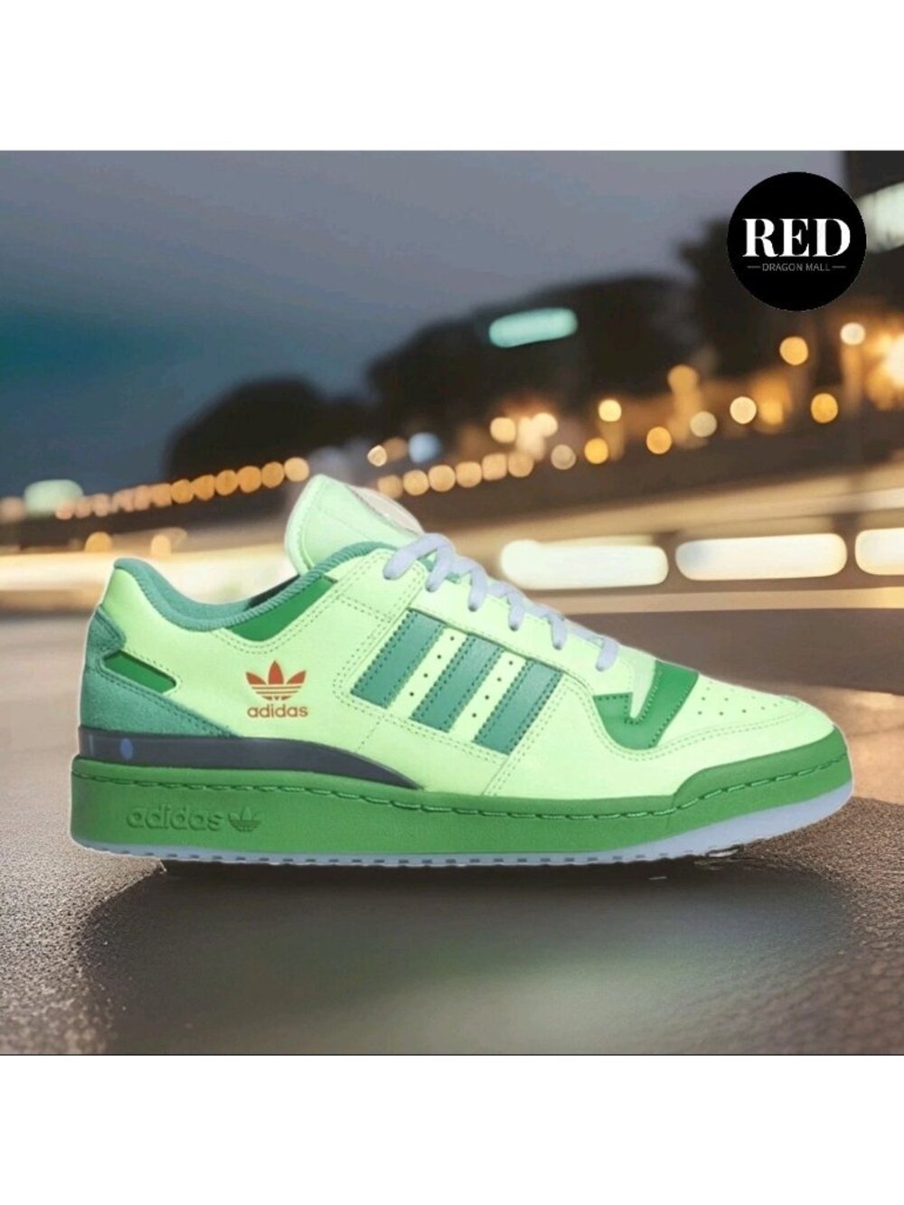 Adidas The Simpsons Forum 84 Low Cl Green Shoes JQ5290 - Men's Size 9 - Picture 2 of 15
